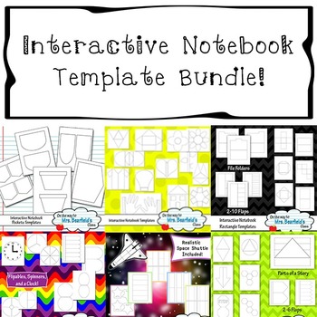Preview of Interactive Notebook Templates Bundle