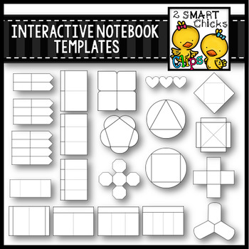 Preview of Interactive Notebook Templates Clip Art