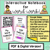 Interactive Notebook Templates for Word Work | Digital Ver
