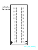 Interactive Notebook Thermometer