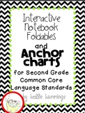 Interactive Notebook and Anchor Charts for Second Grade La