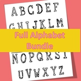 Interactive Notebook and Lapbook for Letters Full Alphabet Bundle