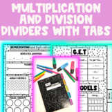 Interactive Notebook Dividers with Tabs: Multiplication an