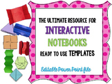 Interactive Notebook - foldable-flip flap templates {edita