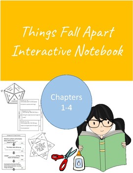 Preview of Interactive Notebook for English Literature- Things Fall Apart Chapters 1-4