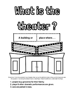 Preview of Interactive Drama Notebook printable pages for lower elementary
