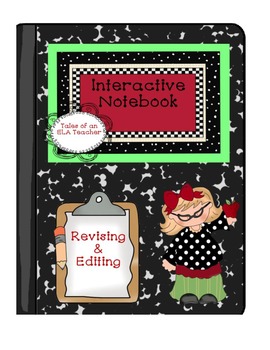 Interactive Notebook~Revising & Editing (ARMS & COPS) by Tales of a Teacher