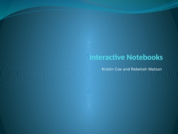 Preview of Interactive Notebooking