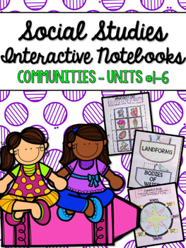 Preview of 2nd Grade Social Studies Interactive Notebooks BUNDLE