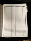 Interactive Notebooks -  Index template