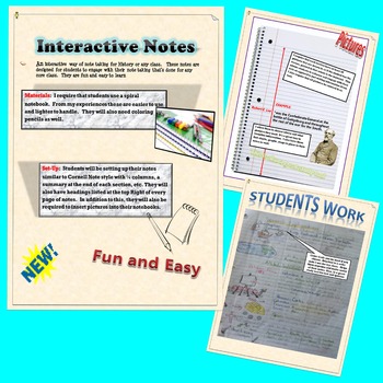 Interactive Notes by Power Slides | Teachers Pay Teachers