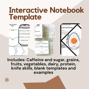 Preview of Interactive Notes - Food groups