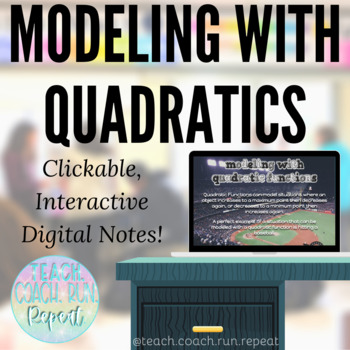 Preview of Interactive Notes for Modeling Real World Applications Quadratic Graph Algebra 1