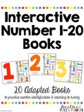 Interactive Number Books: Adapted Books to Practice Numbers 1-20