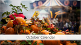 Interactive October 2023 Calendar (Special Education, PreK
