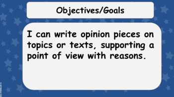 Preview of Interactive Opinion Writing Google Slides