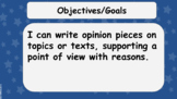 Interactive Opinion Writing Google Slides