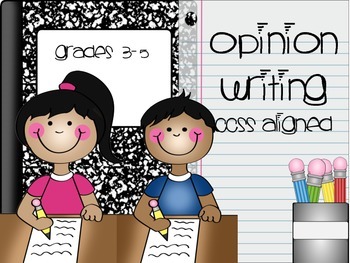 Preview of Interactive Opinion Writing PowerPoint and Assessment