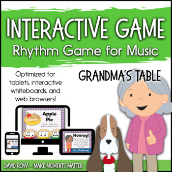 Preview of Interactive Rhythm Game - Fill Grandma's Table Thanksgiving-themed Rhythm Game