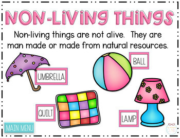 Digital Activities Living And Non Living Things Distance Learning