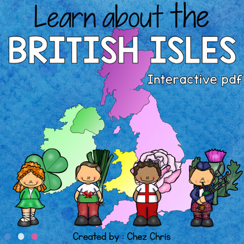 Preview of Interactive PDF - The British Isles and The United Kingdom NO PRINT