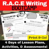 Interactive PRINTABLE R.A.C.E Writing Lesson Plans Include