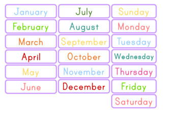 Interactive Perpetual Calendar for Wall or Desk, School or Homeschool ...