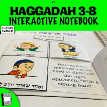 Preview of Interactive Pesach Haggadah Notebook 3-8