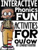 Interactive Phonics Fun {ou and ow}