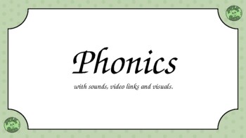 Preview of Phonics by PeekBoo ~ Interactive ~ Editable
