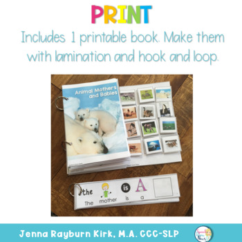 Interactive Photo Books: Animal Mothers and Babies Print & Boom Decks