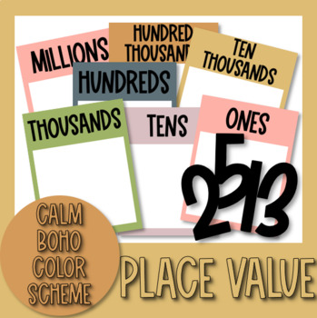 Preview of Interactive Place Value Chart | Place Value Posters