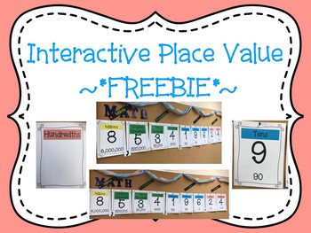 Preview of Interactive Place Value--FREEBIE!