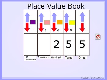 Preview of Interactive Place Value Flipchart Book
