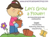 Interactive Planting a Seed Book with Manipulatives