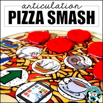 Preview of Interactive Play Dough Pizza Smash for Articulation