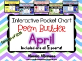 Interactive Pocket Chart {Poem Builder} BUNDLE - April