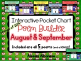Interactive Pocket Chart {Poem Builder} BUNDLE - August & 