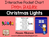 Interactive Pocket Chart {Poem Builder} - Christmas Lights