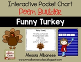 Interactive Pocket Chart {Poem Builder} - Funny Turkey