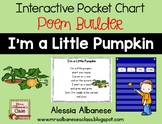 Interactive Pocket Chart {Poem Builder} - I'm a Little Pumpkin