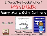 Interactive Pocket Chart {Poem Builder} - Mary, Mary, Quit