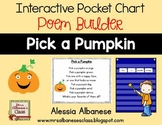 Interactive Pocket Chart {Poem Builder} - Pick a Pumpkin