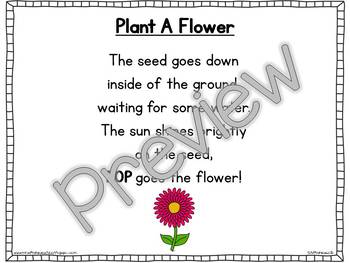 Interactive Pocket Chart {Poem Builder} - Plant a Flower by Alessia ...