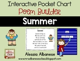 Interactive Pocket Chart {Poem Builder} - Summer