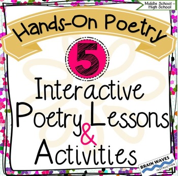 Preview of Hands-On Poetry Writing:  5 Interactive Poetry Writing Lessons and Activities