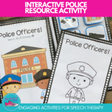 Interactive Police Activity Set for Speech Therapy