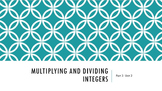 Interactive PowerPoint Multiplying and Dividing Positive a