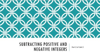 Preview of Interactive PowerPoint Subtracting Positive and Negative Integers