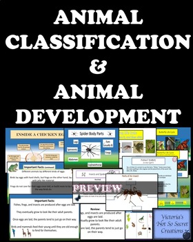 Preview of Interactive PPT Animal Classification and Animal Development -- IN DEPTH
